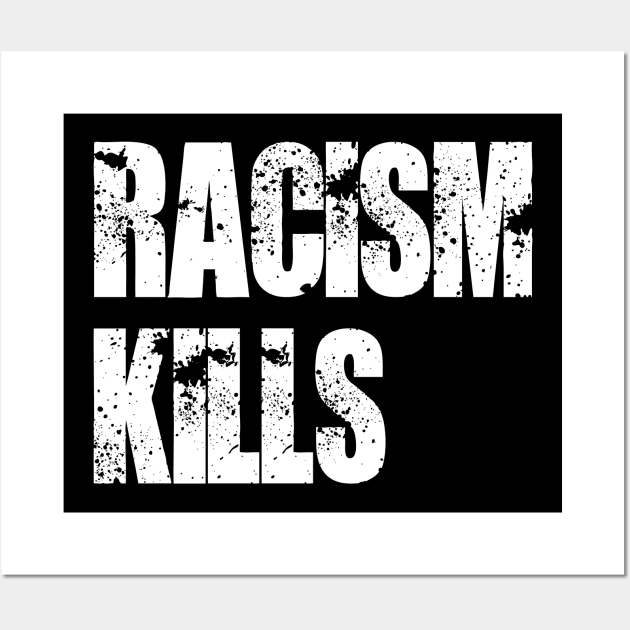 Racism is a Virus Wall Art by WMKDesign